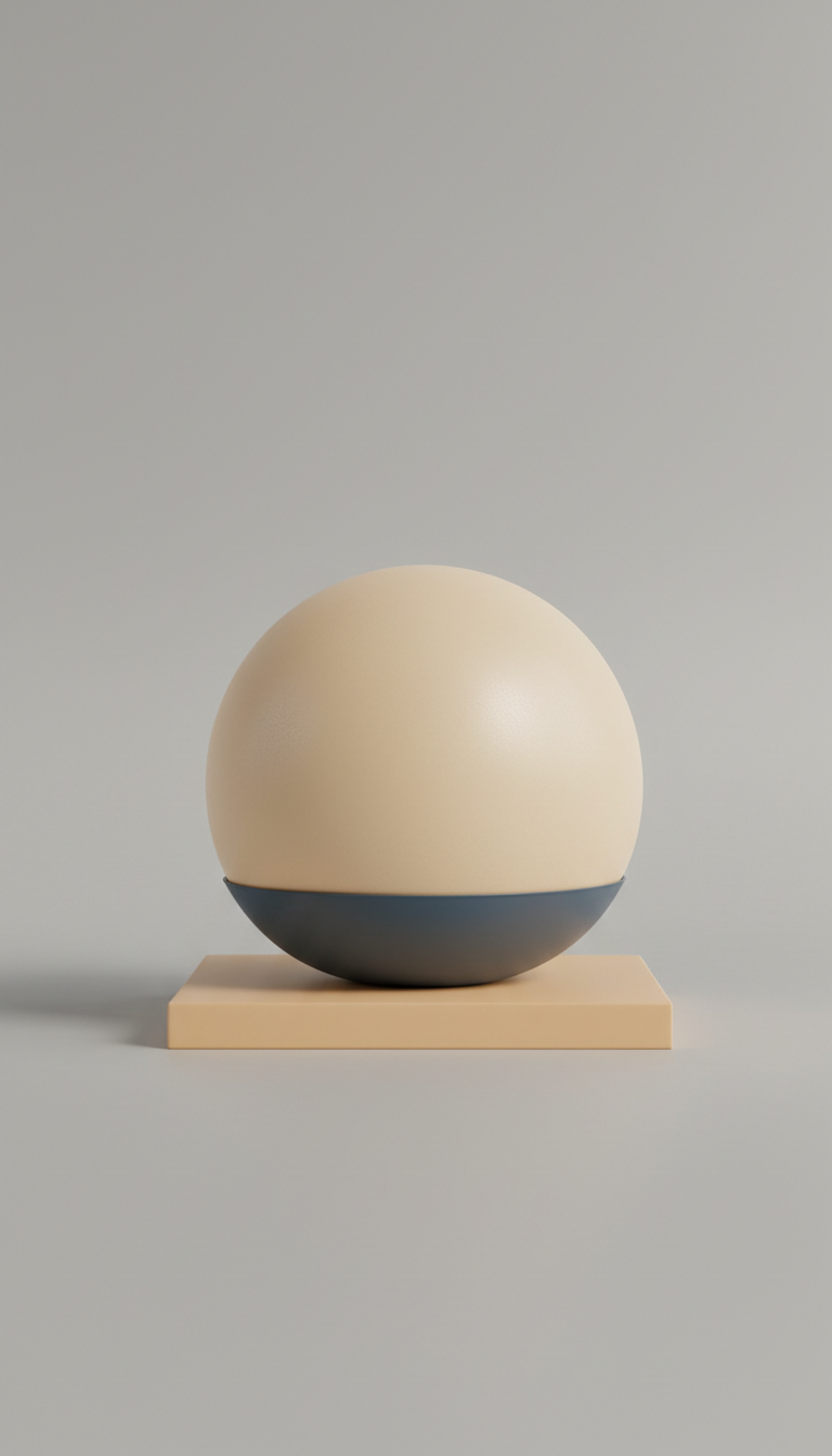 Balance Anti-Burst Yoga Ball With Stable Base