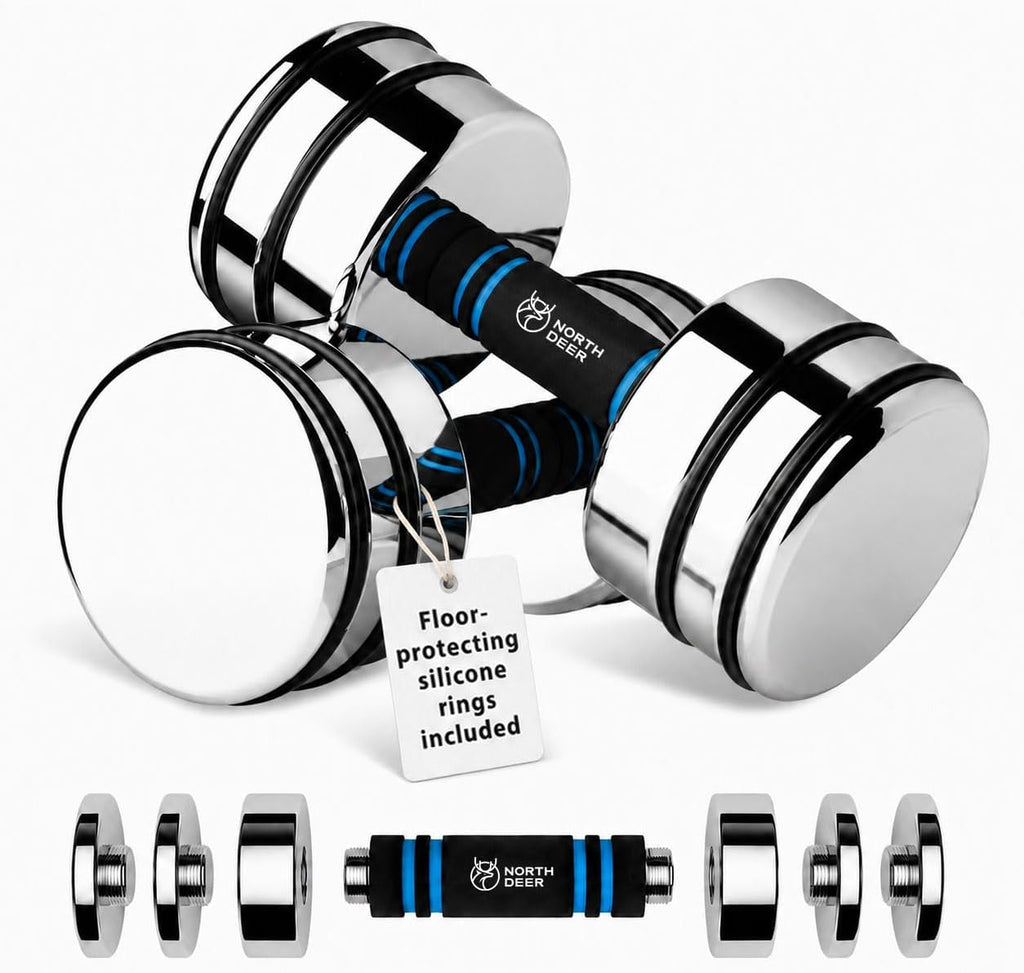 Northdeer Adjustable Steel Dumbbells
