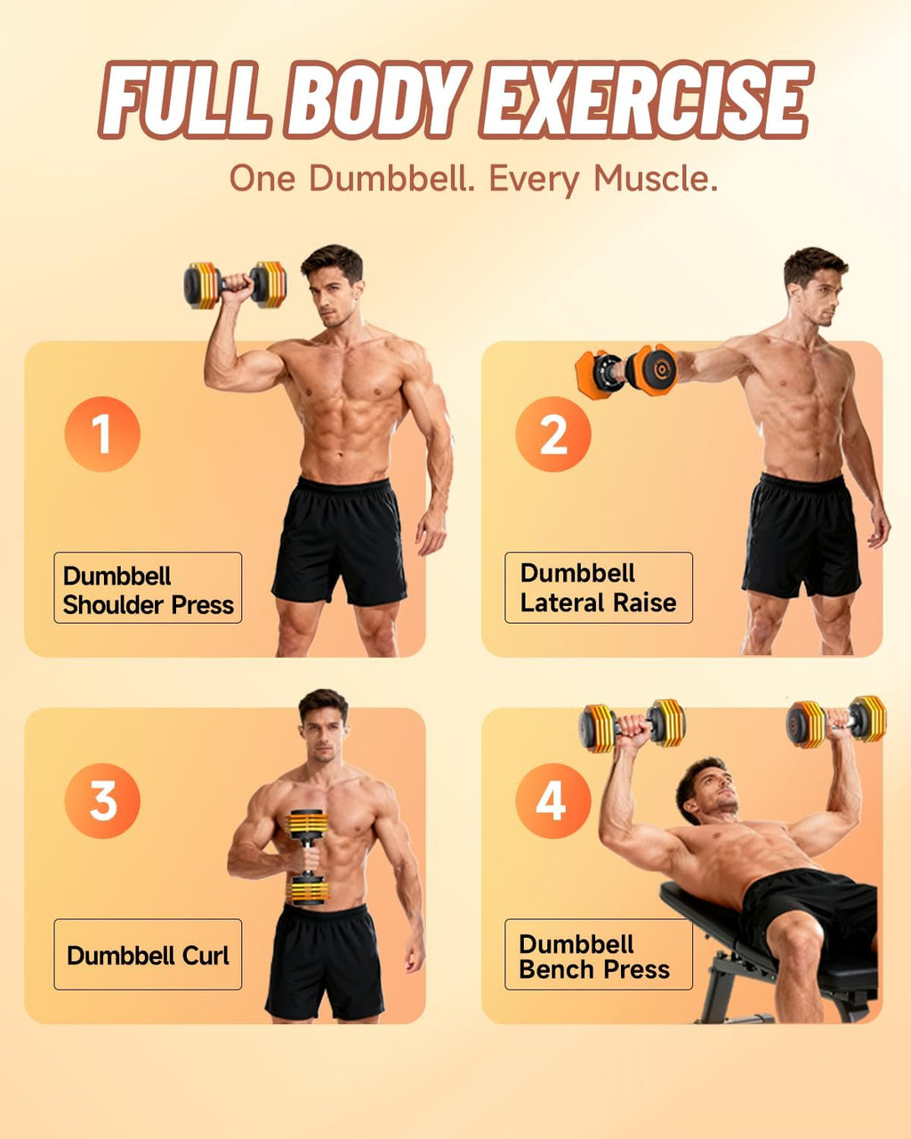Adjustable Dumbbells Set