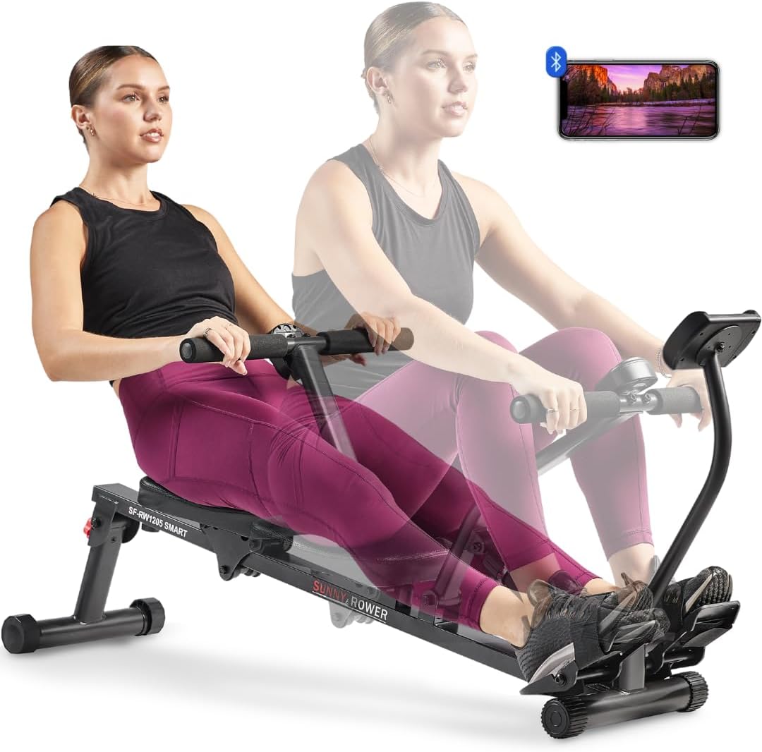 Sunny Compact Adjustable Rowing Machine