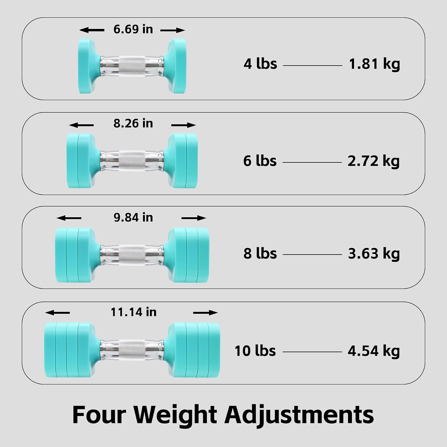 20LBS Adjustable Dumbbell Set