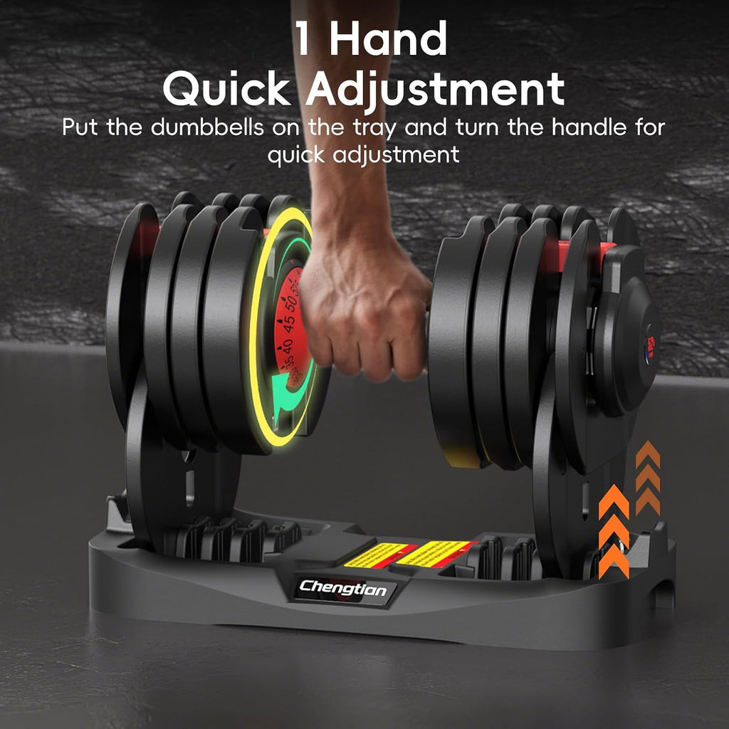 Upgraded Adjustable Dumbbell Set of 2