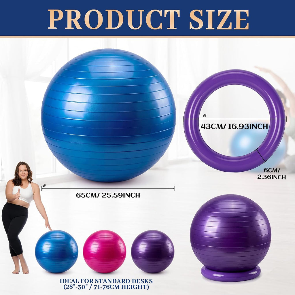 Jerify 3 Set Pilates Yoga Ball Chair