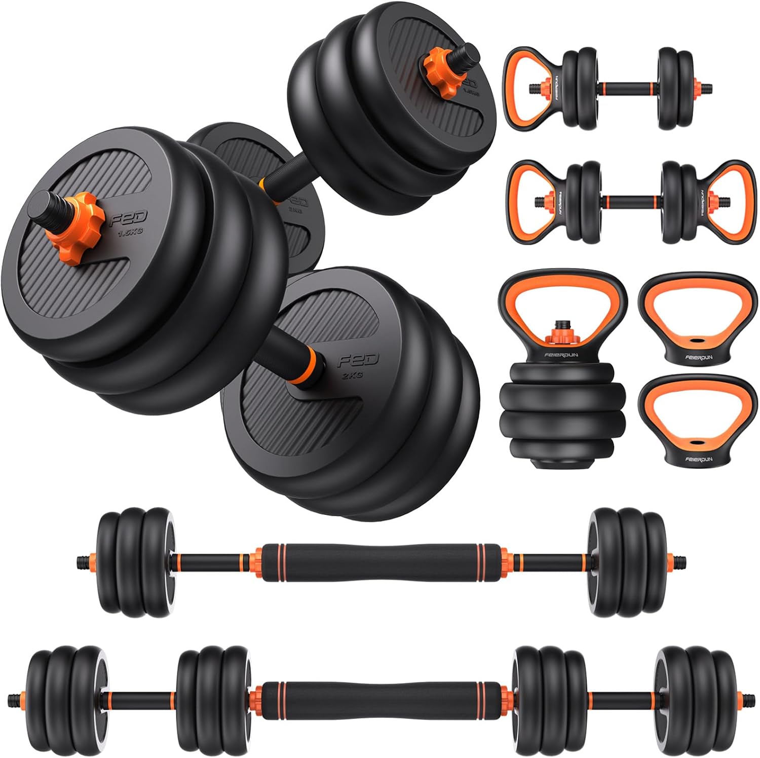 FEIERDUN DS2 5 In 1 Adjustable Dumbbells