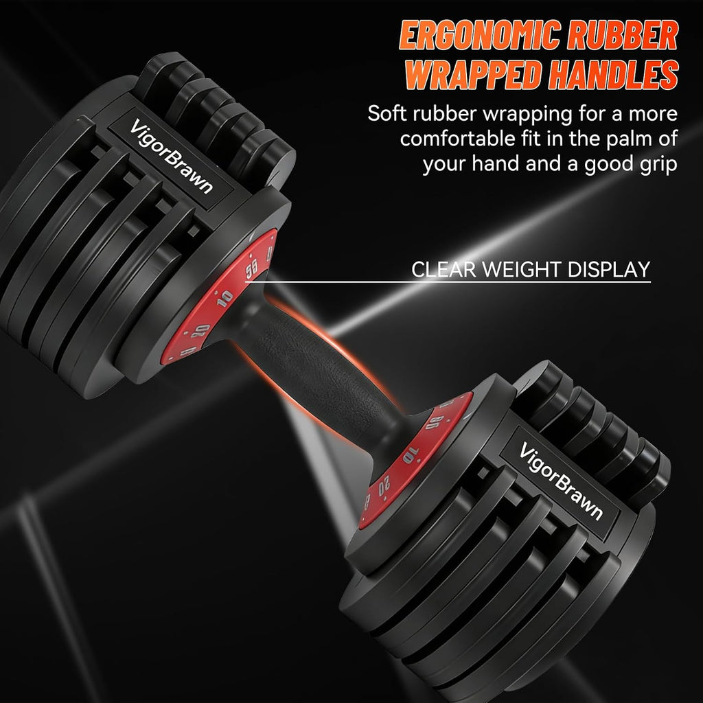 Adjustable Dumbbell Set 2-in-1 Weights
