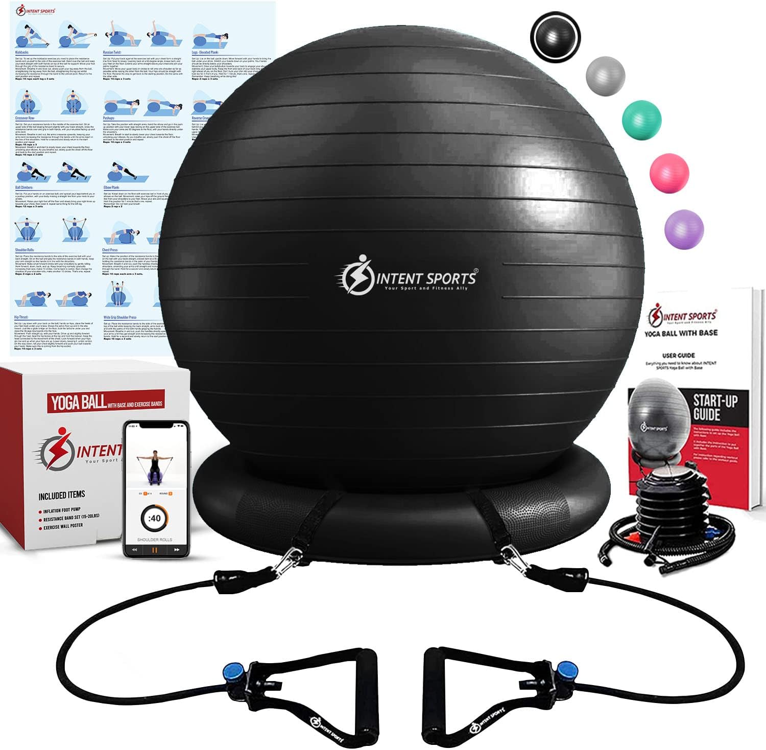 INTENT SPORTS Yoga Ball Chair