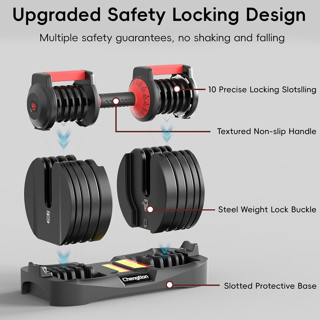 Upgraded Adjustable Dumbbell Set of 2