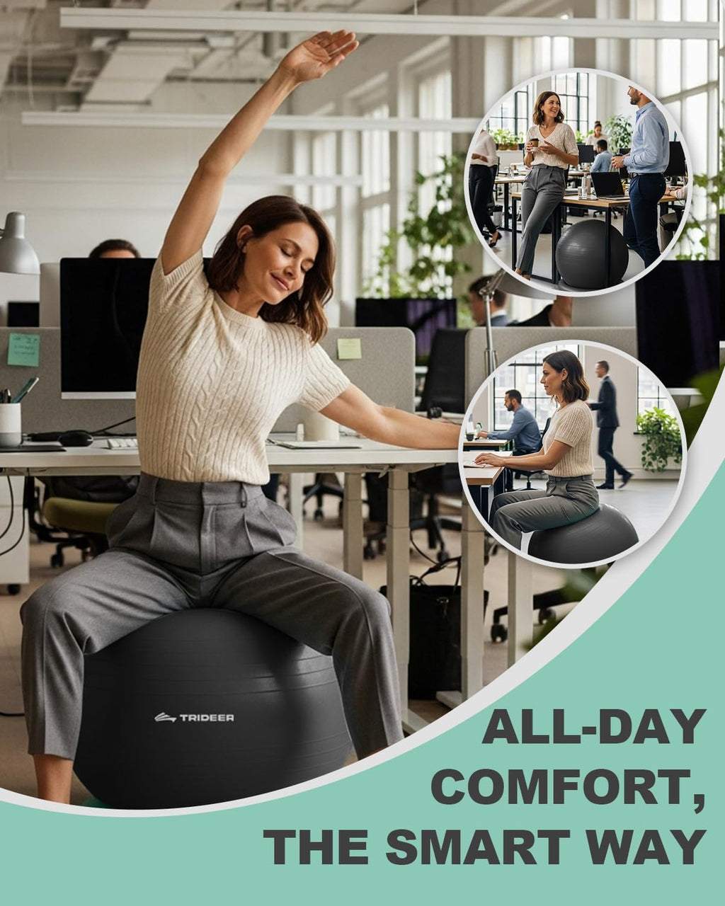 Trideer Yoga Ball Chair
