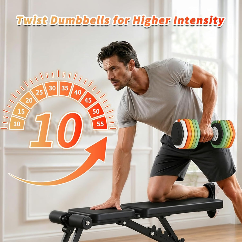 Adjustable Dumbbells Set Pair
