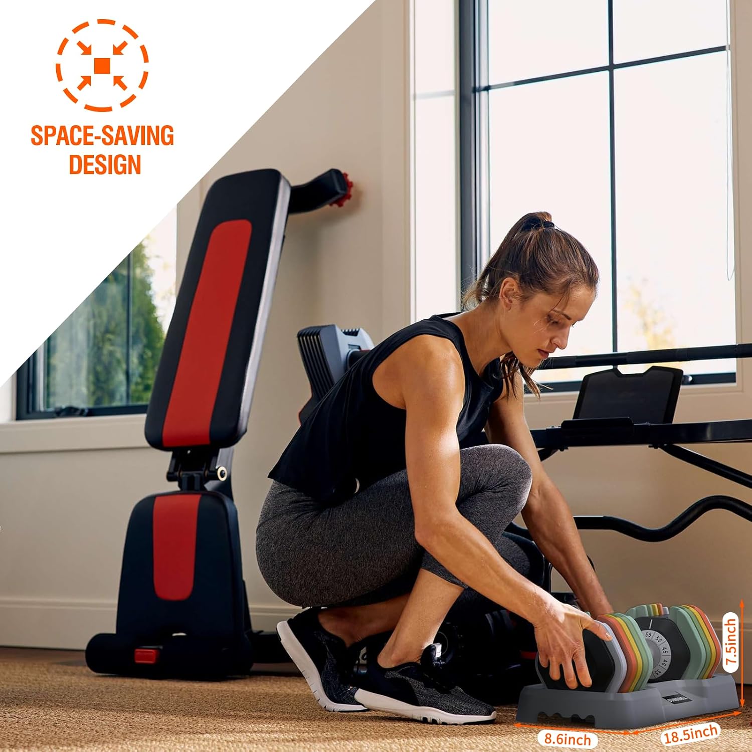 Adjustable Dumbbells Set Pair