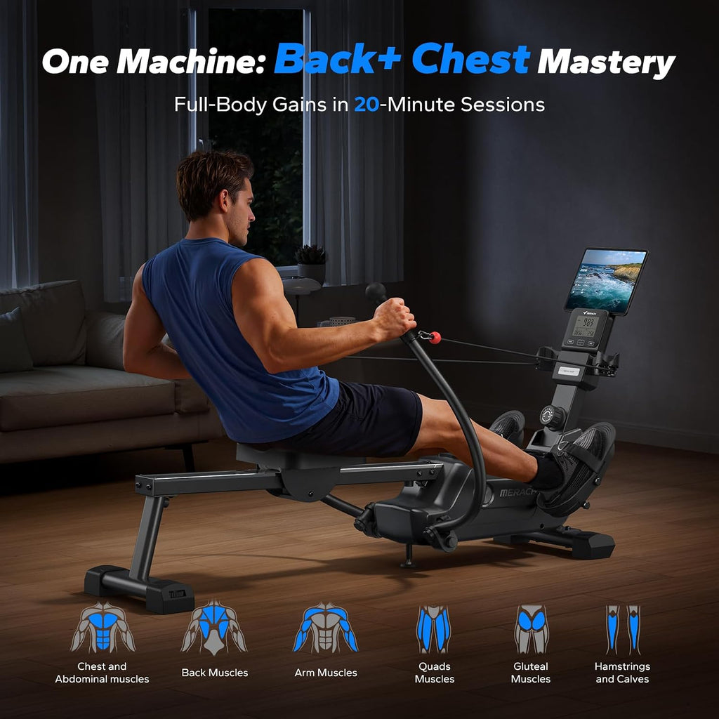 Sculls Magnetic Rowing Machine