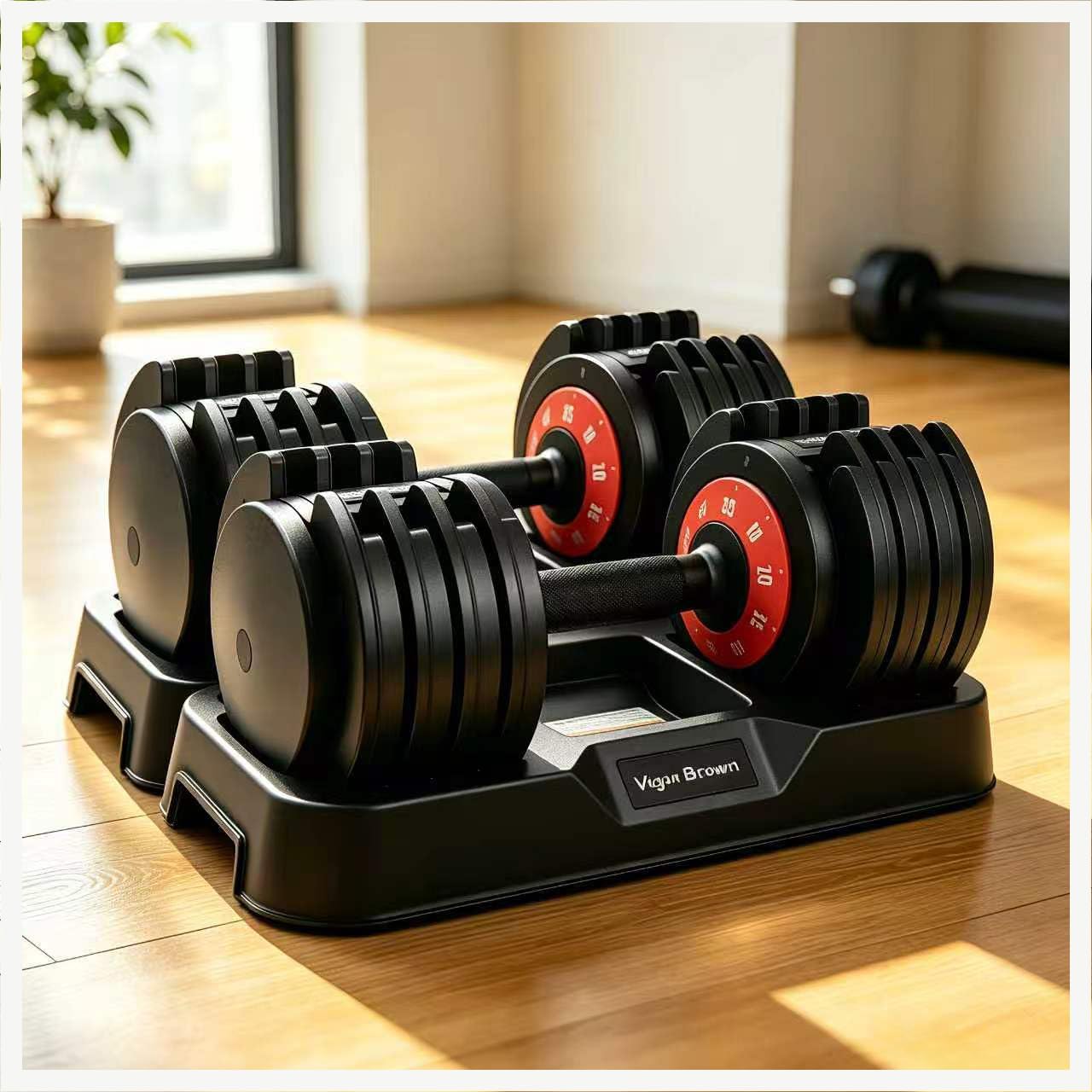Adjustable Dumbbell Set 2-in-1 Weights