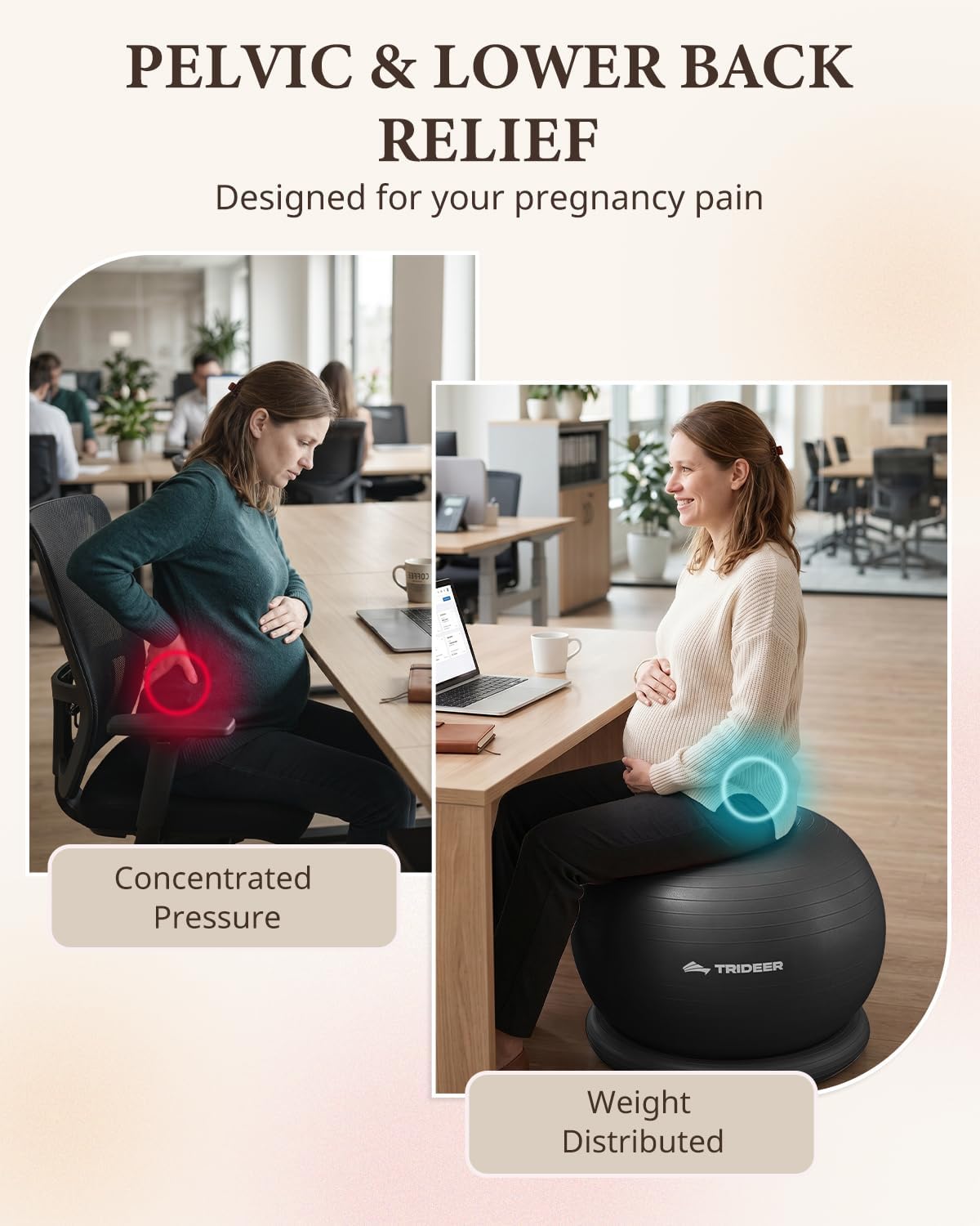 Trideer Yoga Ball Chair
