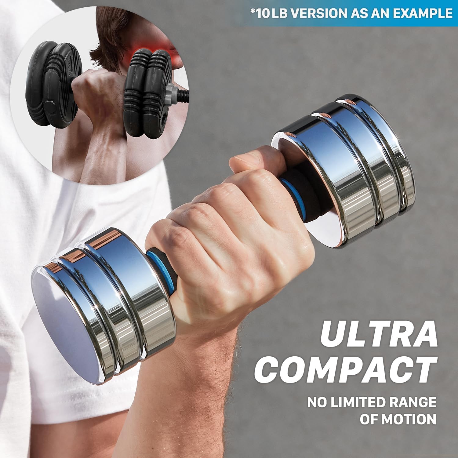 Northdeer Adjustable Steel Dumbbells