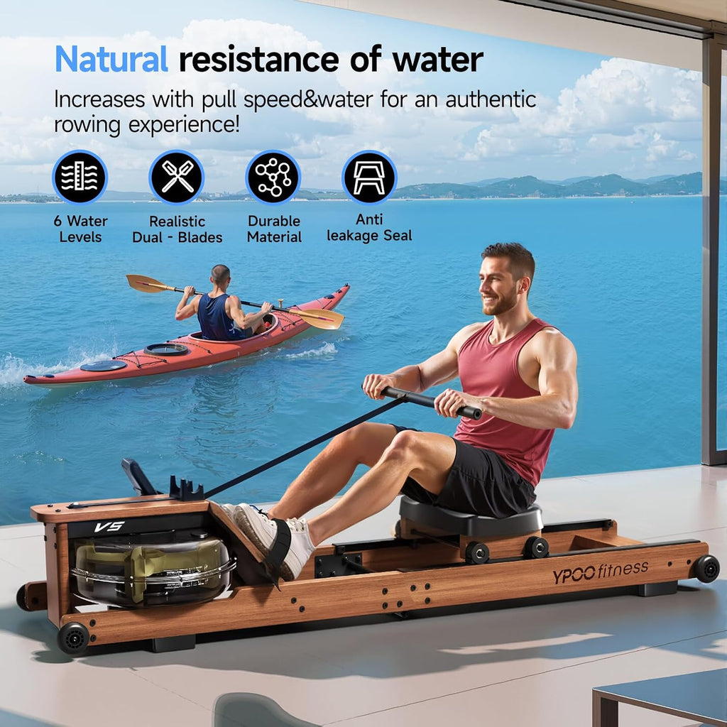 Foldable Magnetic Home Rowing Machine