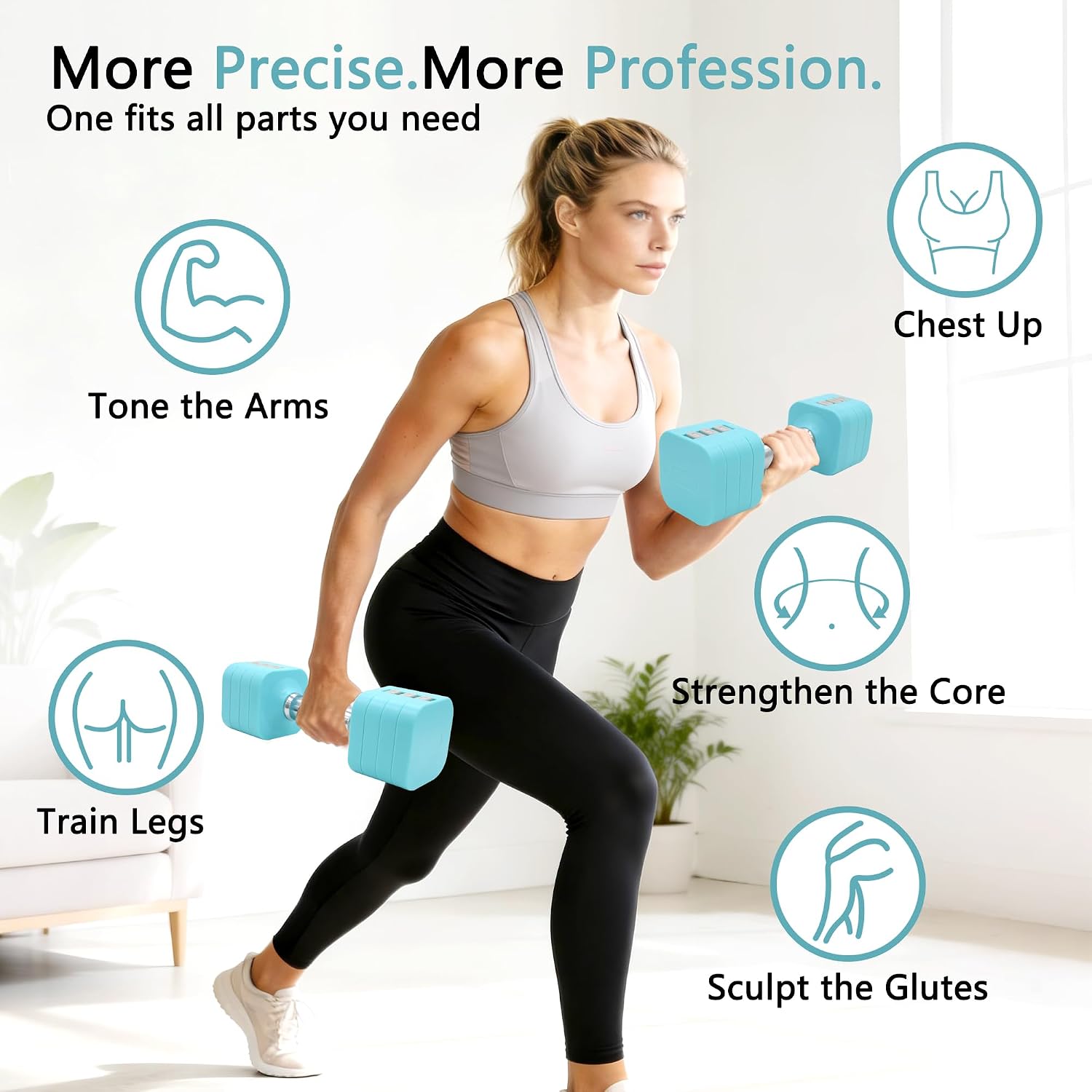 20LBS Adjustable Dumbbell Set