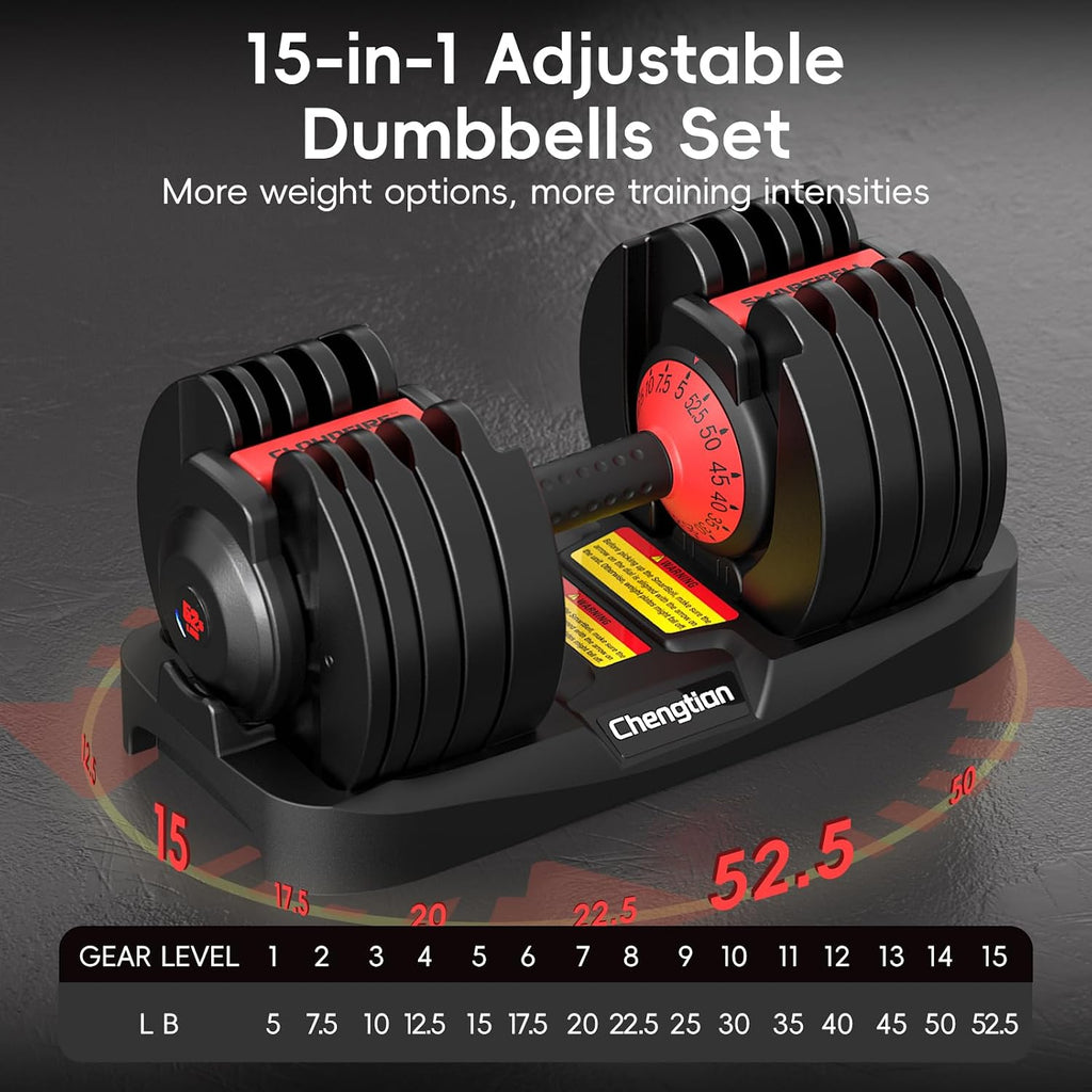 Upgraded Adjustable Dumbbell Set of 2