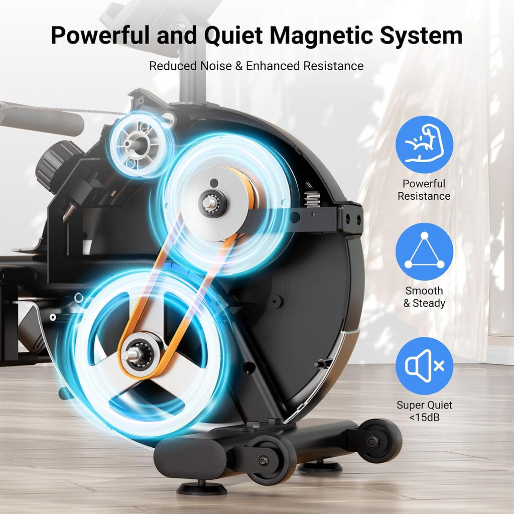 Dripex Upgraded Magnetic Home Rowing Machine
