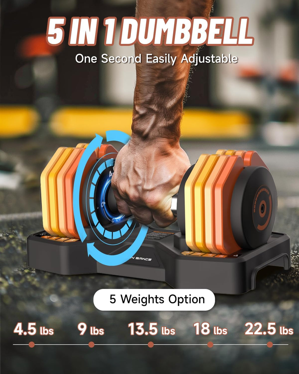 Adjustable Dumbbells Set