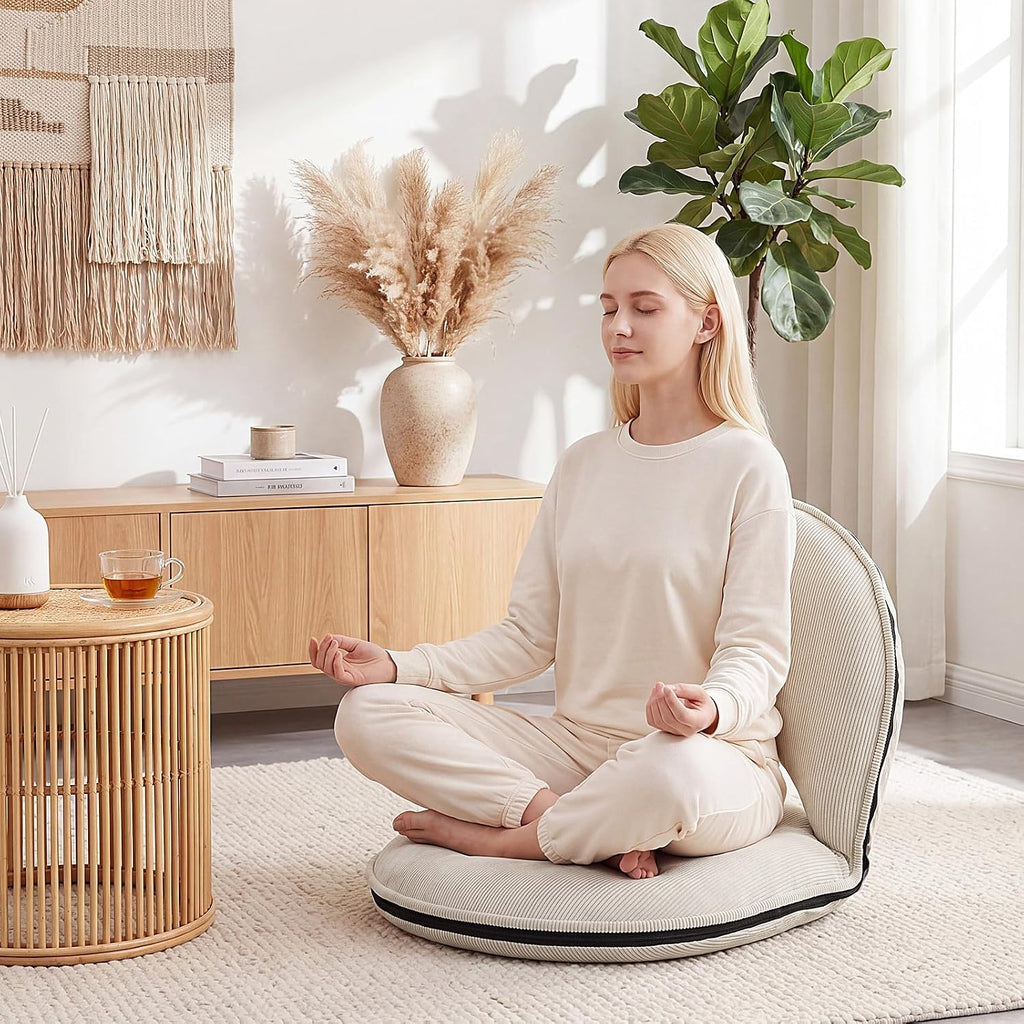 Xuhal Floor Chair with Back Support