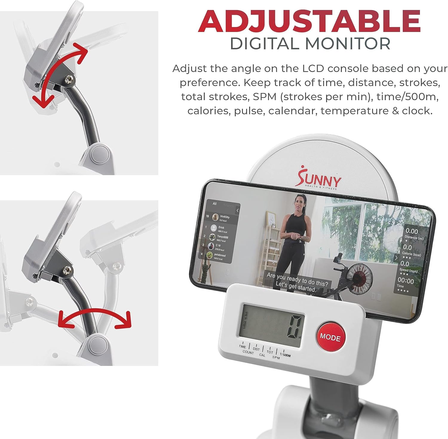 Sunny Magnetic Home Rowing Machine