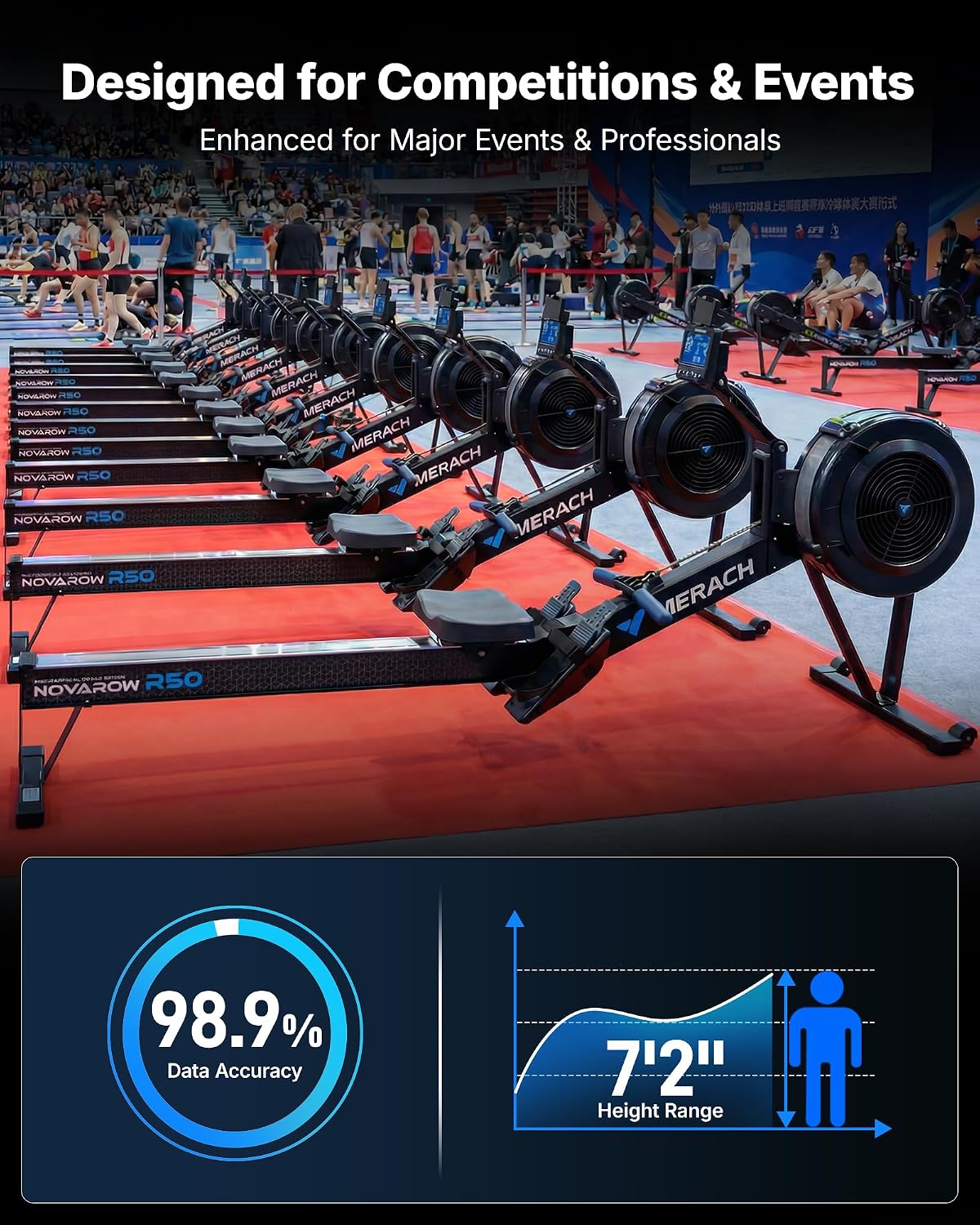 Professional Air Resistance Rowing Machine