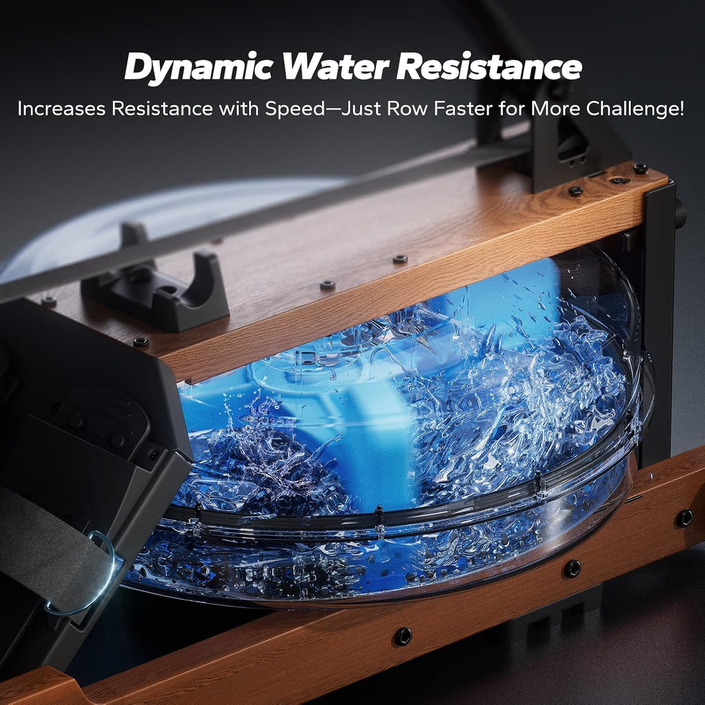MERACH Foldable Water Rowing Machine