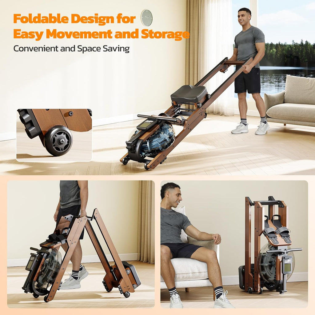 Dripex Foldable Water Rowing Machine