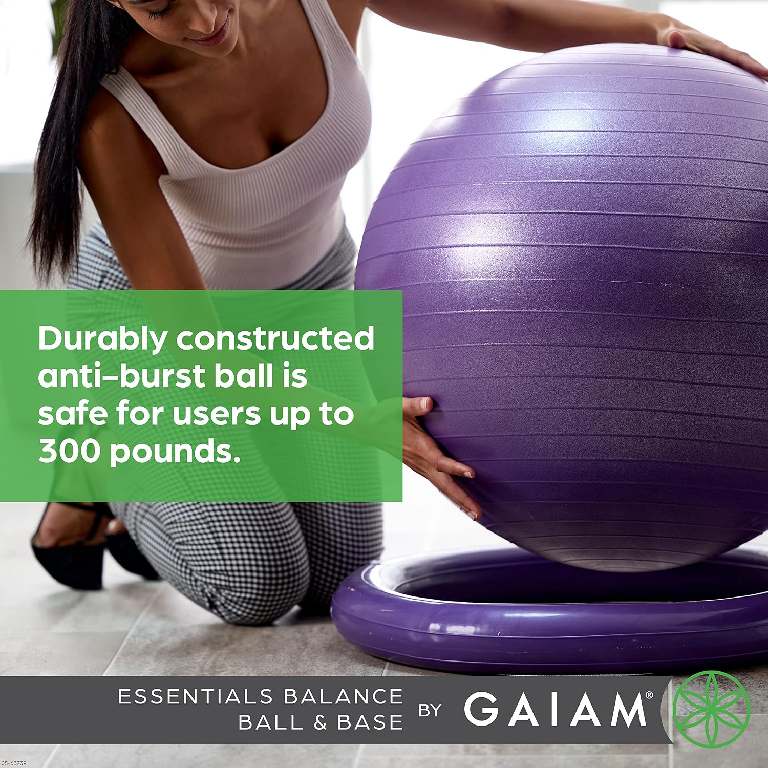 Gaiam Essentials Balance Ball Kit