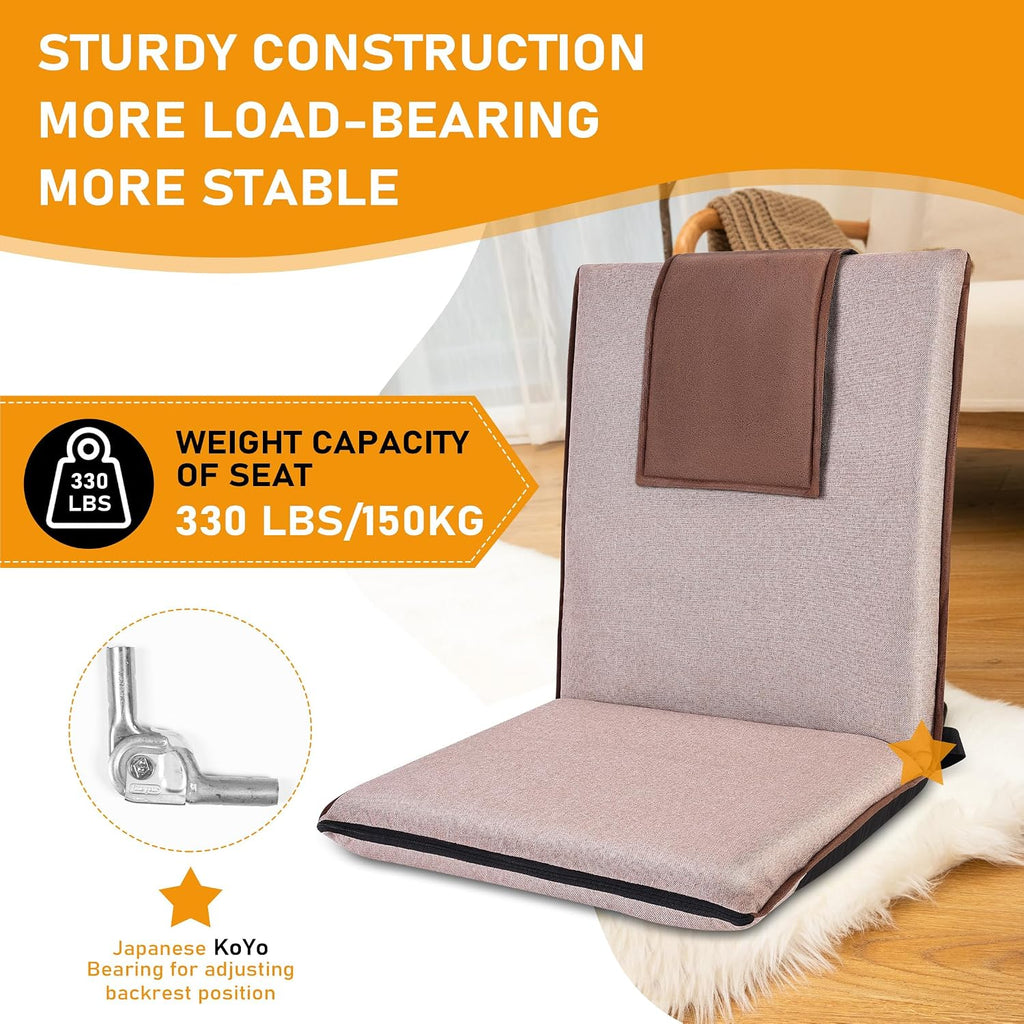Floor Chair with Back Support