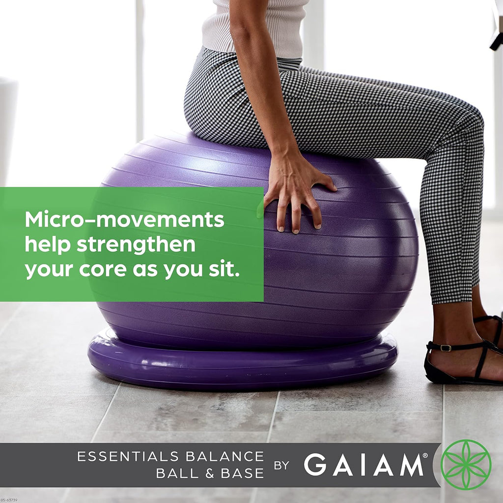 Gaiam Essentials Balance Ball Kit